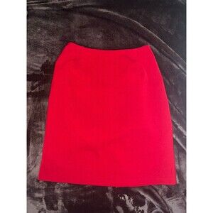 Briggs New York red pencil skirt